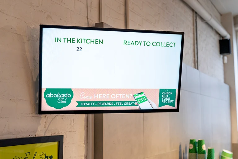 abocado kitchen display screen